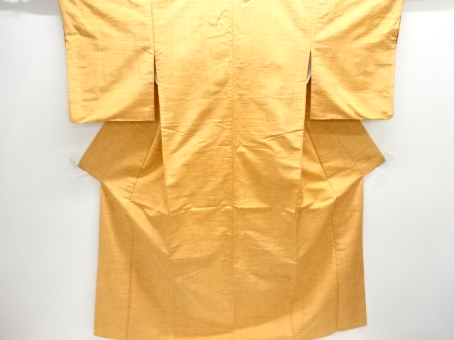 アンティーク　手織り紬着物